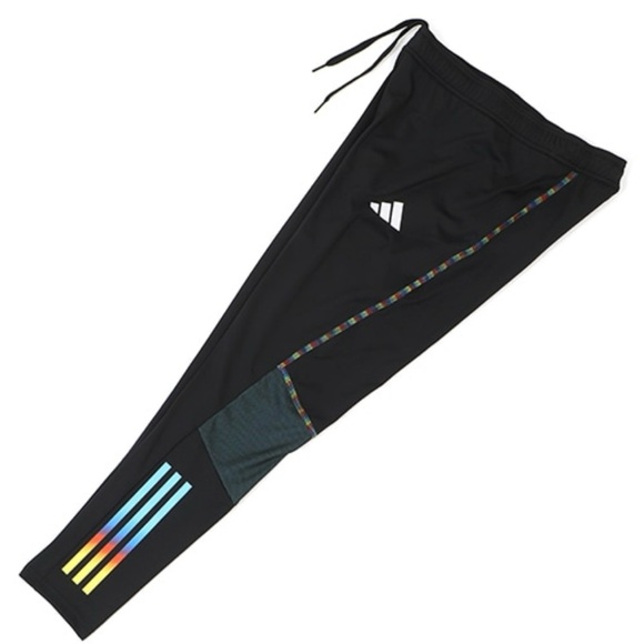 NWOT Men’s Adidas Tiro 23 Pro Soccer Track Pants with Rainbow Stripes size L - Picture 3 of 9
